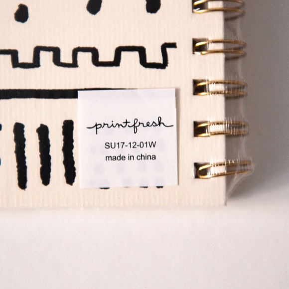 Print Fresh Large Spiral Bound Hardcover Lined Notebook - Picture 5 of 9